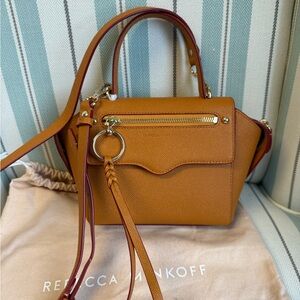 Rebecca Minkoff Cognac Leather Satchel NWT